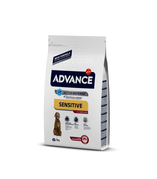 Crocchette per cani adulti Advance  secco completo sensitive -3 kg
