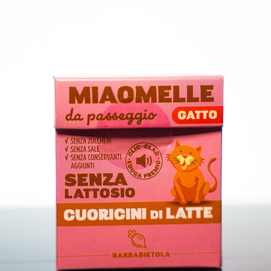 MIAOMELLE Cuoricini di Latte – Snack Naturale per Gatti 35g