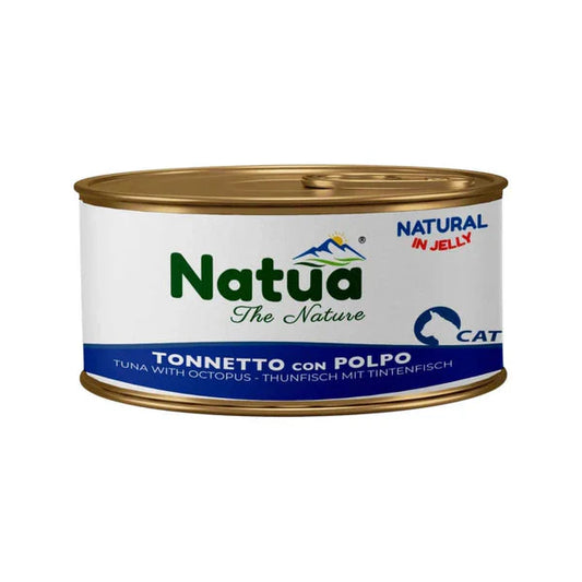Natua Cat Tonnetto con Polpo 85g – Umido Naturale in Jelly per Gatti