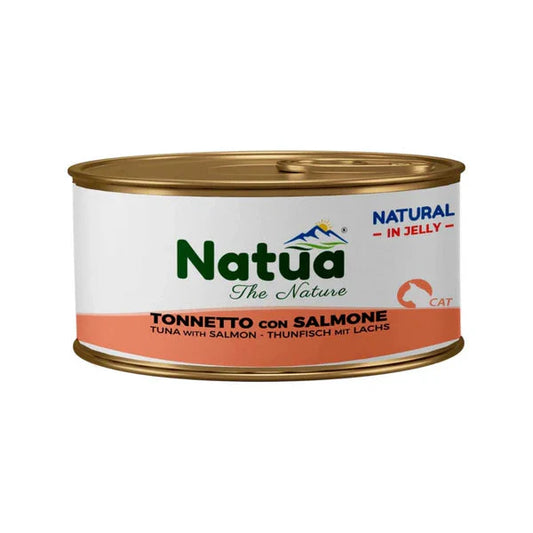 Natua Cat Tonnetto con Salmone 85g – Umido Naturale in Jelly