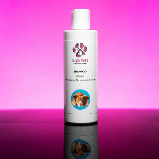 Shampoo Idratante per Cani – BiZa Pets con Tea Tree e Tè Verde 200 ml