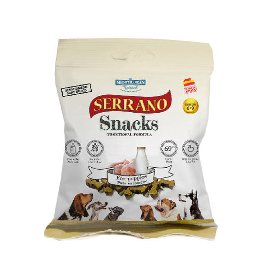 SERRANO Snack Naturali per Cani 85g – Morbidi, Sicuri e Senza Glutine