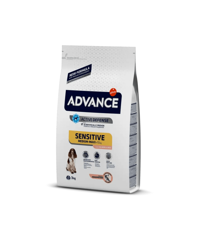 Crocchette per cani adulti Advance  secco completo sensitive -3 kg