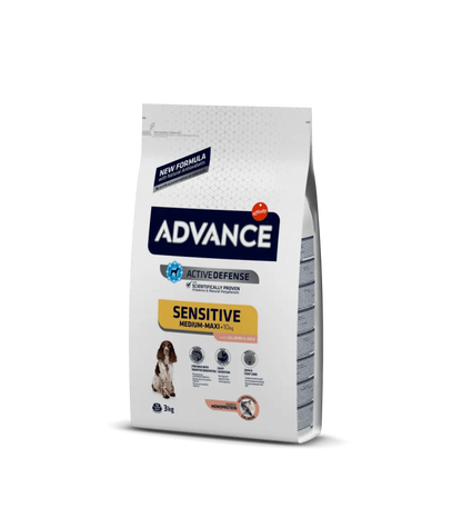 Crocchette per cani adulti Advance  secco completo sensitive -3 kg